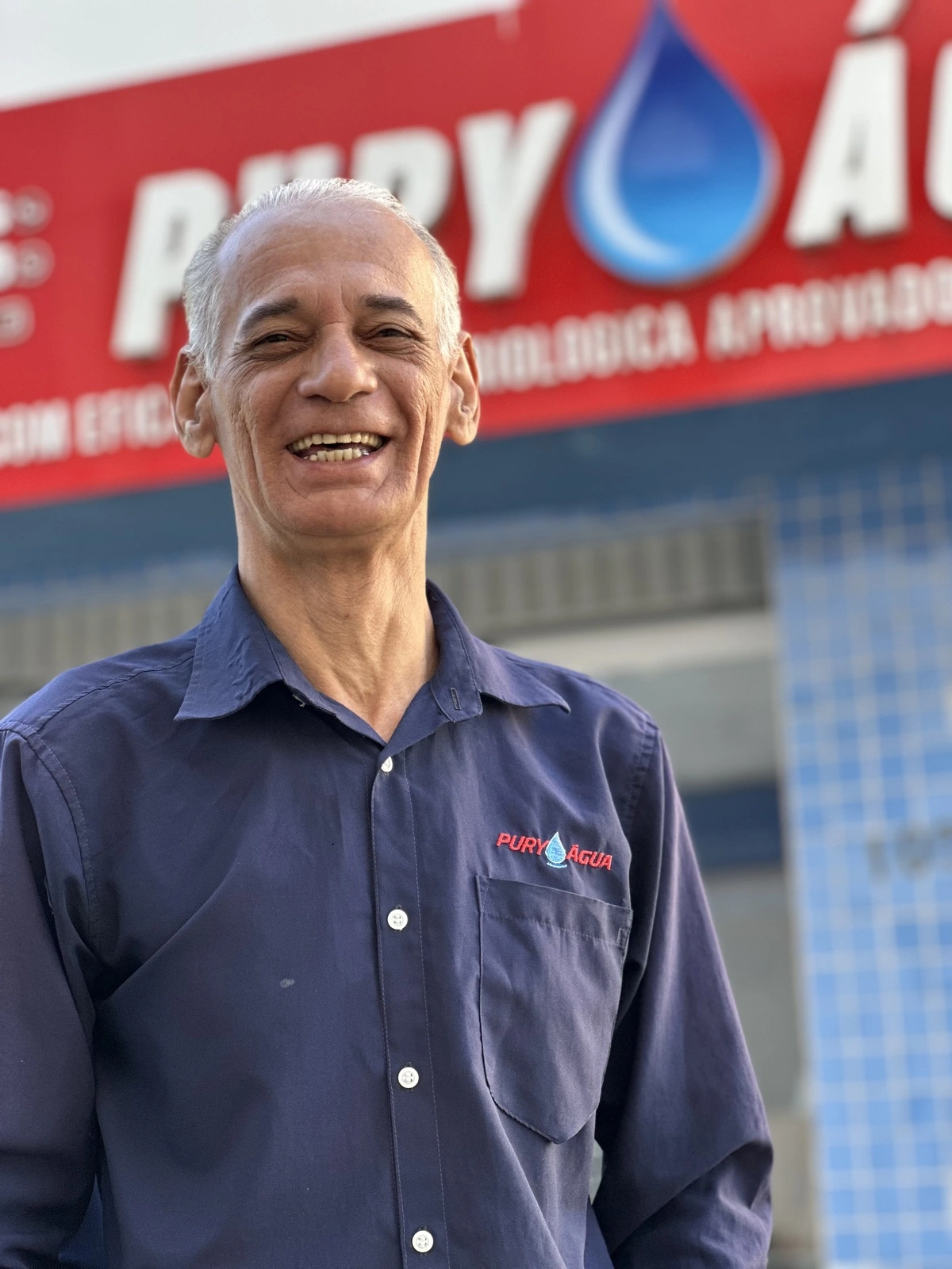Sr. Aroldo - Proprietário Pury Água